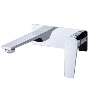 ZEVIO Wall Mixer With Spout - Chrome