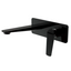 ZEVIO Wall Mixer With Spout - Matte Black