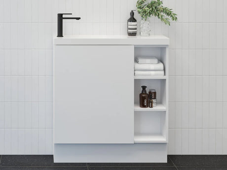 Timberline EADIE Space Saving Single Bowl Floor Standing Vanity (800mm)