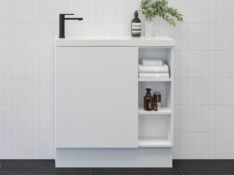 Timberline EADIE Space Saving Single Bowl Floor Standing Vanity (800mm)