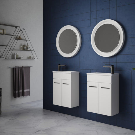 Timberline ENSUITE Space Saving Single Bowl Wall Hung Vanity (All Size)