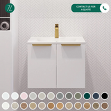 Timberline FLORIDA ENSUITE Single Bowl Wall Hung Vanity (All Size)