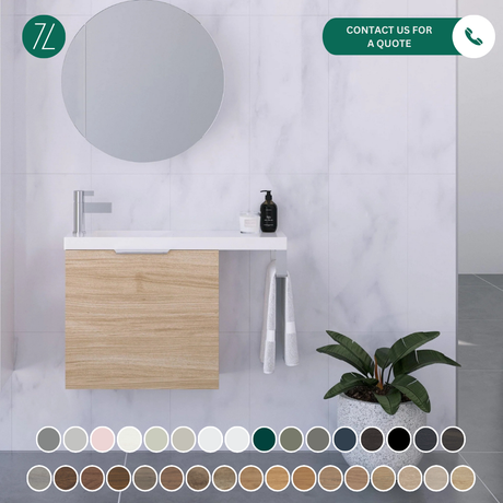Timberline OSCAR Single Bowl Wall Hung Vanity (All Size)
