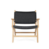 Zane Accent Arm Chair – Black (Close Weave) - 0.72m