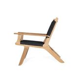 Zane Accent Arm Chair – Black (Close Weave) - 0.72m