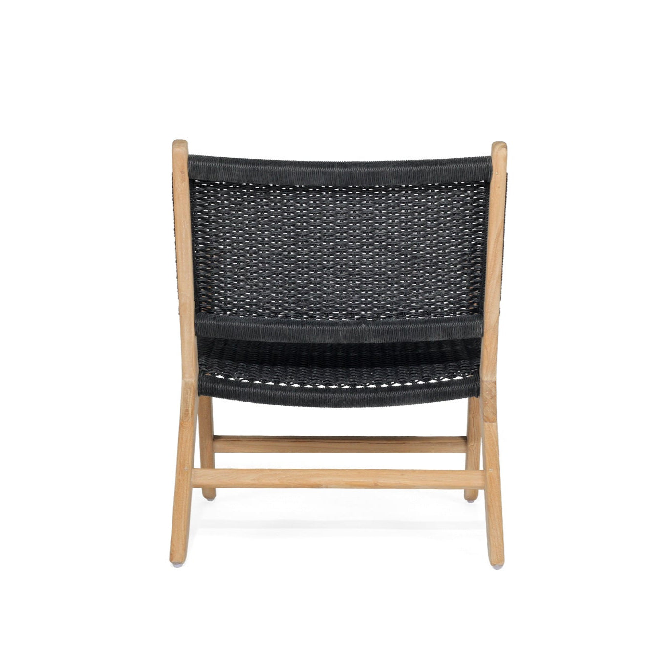 Zane Accent Arm Chair – Black (Close Weave) - 0.72m
