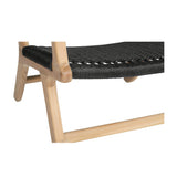 Zane Accent Arm Chair – Black (Close Weave) - 0.72m