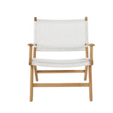 Zane Accent Arm Teak Chair – Whitley (Close Weave) - 0.72m 