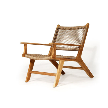 Zane Accent Teak Arm Chair – Washed Grey