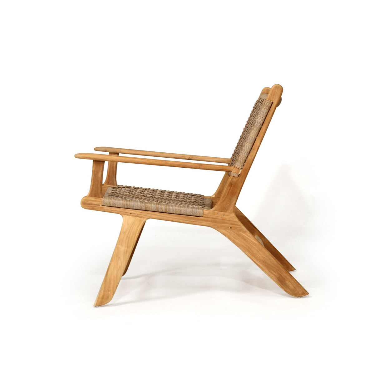Zane Accent Teak Arm Chair – Washed Grey