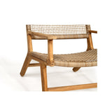 Zane Accent Teak Arm Chair – Washed Grey