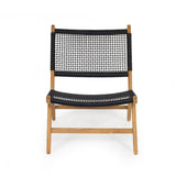Zane Accent Teak Chair – Black