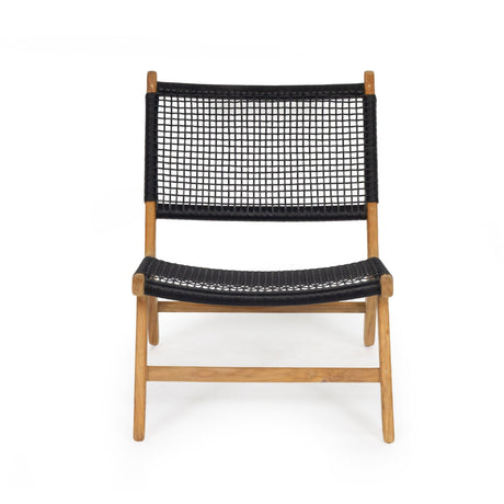 Zane Accent Teak Chair – Black