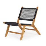Zane Accent Teak Chair – Black