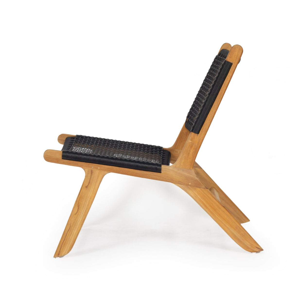 Zane Accent Teak Chair – Black