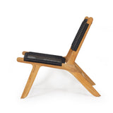 Zane Accent Teak Chair – Black