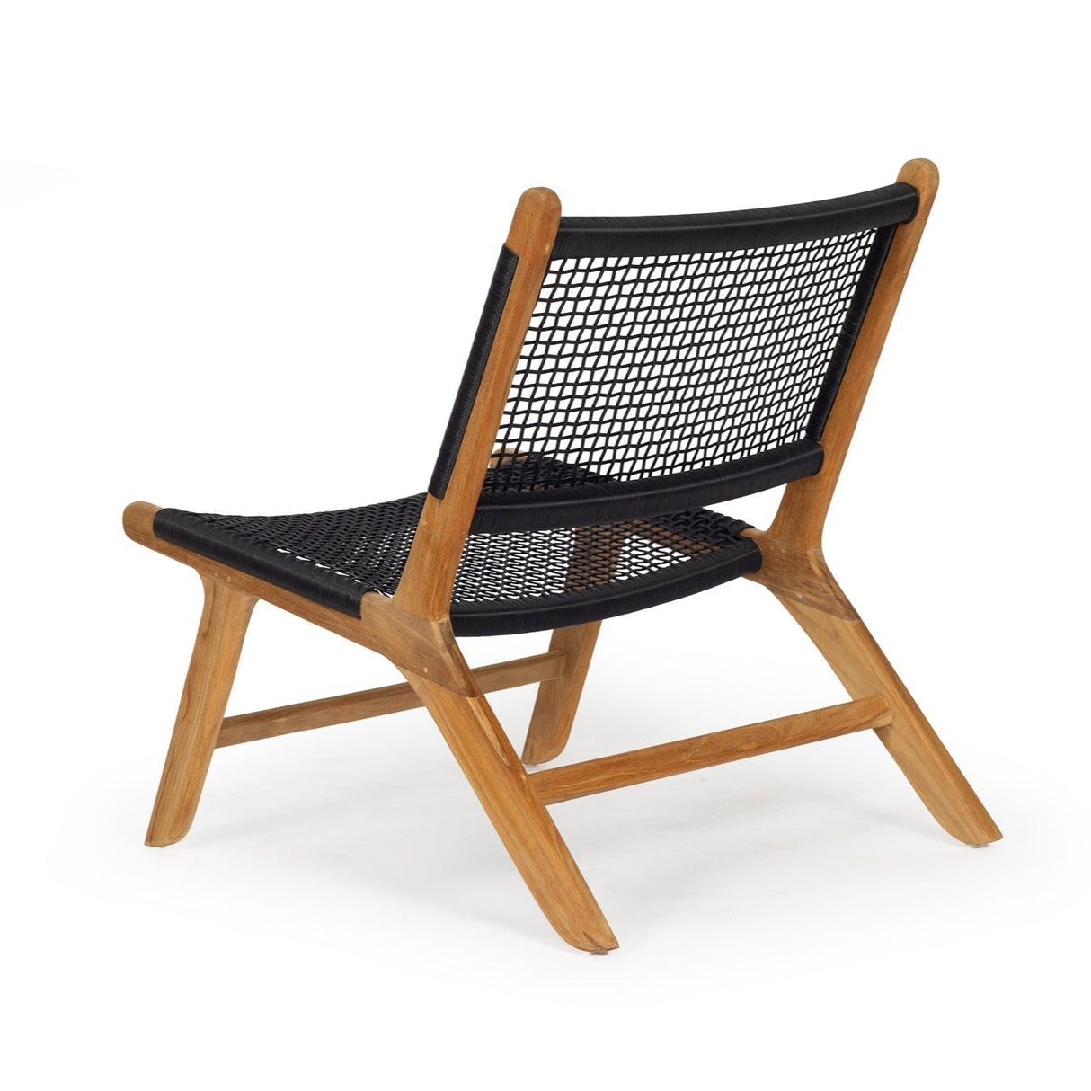 Zane Accent Teak Chair – Black