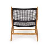 Zane Accent Teak Chair – Black