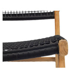 Zane Accent Teak Chair – Black