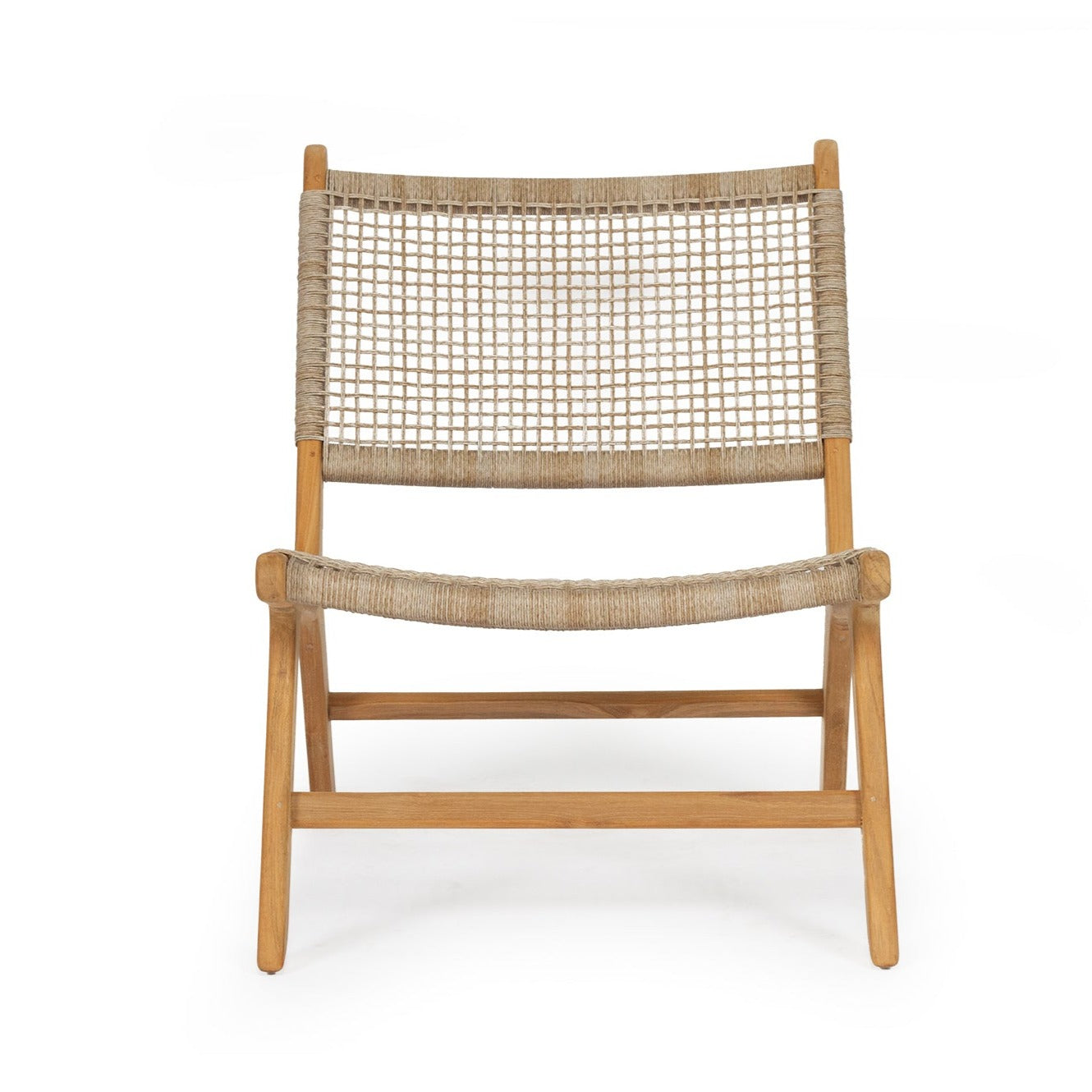 Zane Accent Teak Chair – Washed Grey