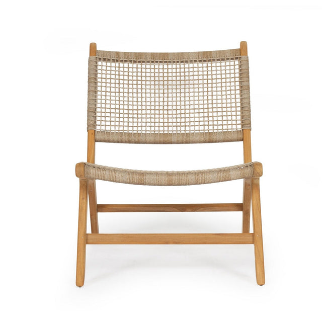 Zane Accent Teak Chair – Washed Grey