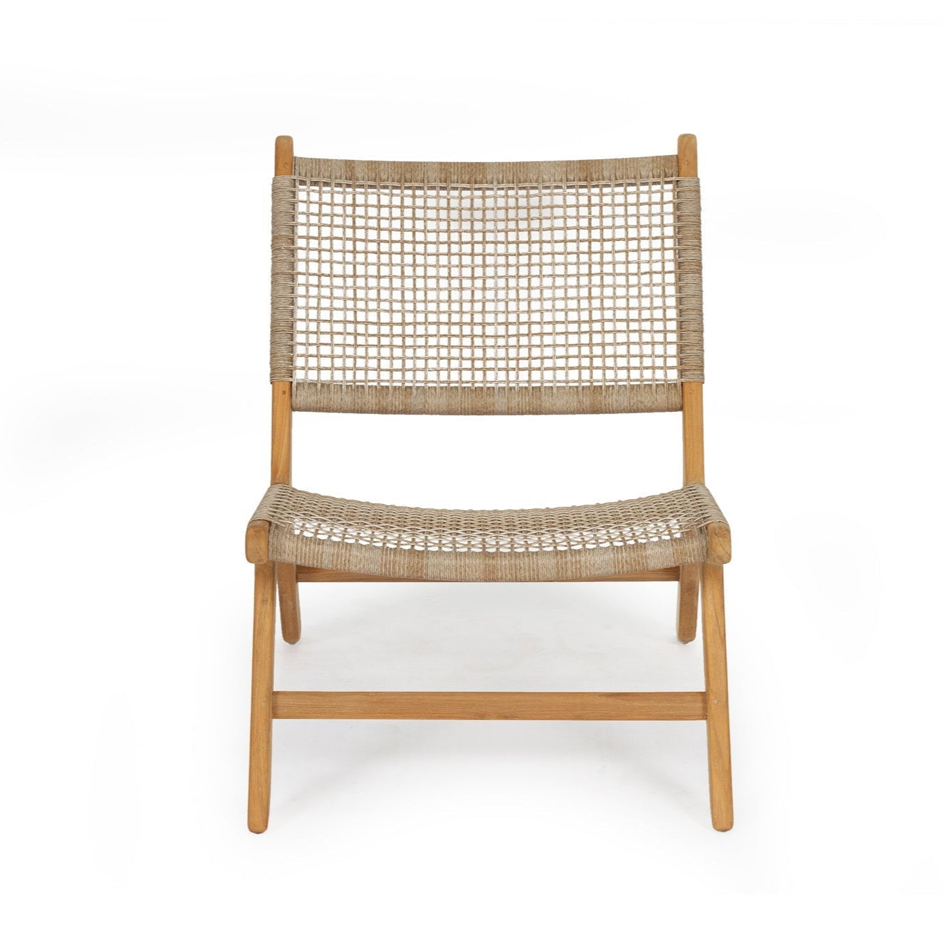Zane Accent Teak Chair – Washed Grey