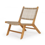 Zane Accent Teak Chair – Washed Grey