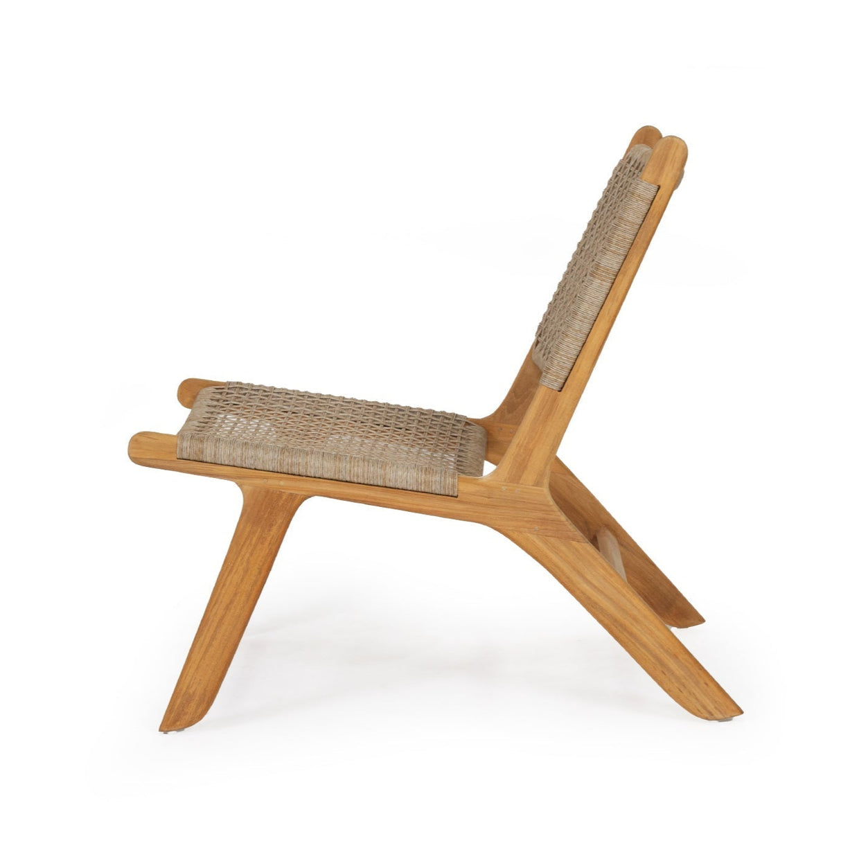 Zane Accent Teak Chair – Washed Grey