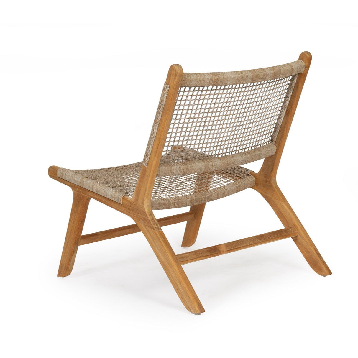 Zane Accent Teak Chair – Washed Grey