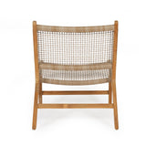 Zane Accent Teak Chair – Washed Grey