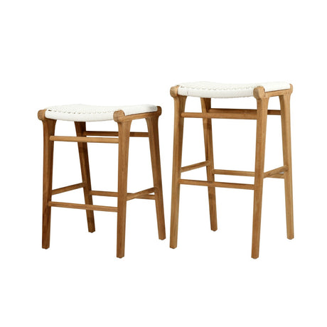 Zane Backless Counter Stool 0.66m – Whitley (Close Weave)