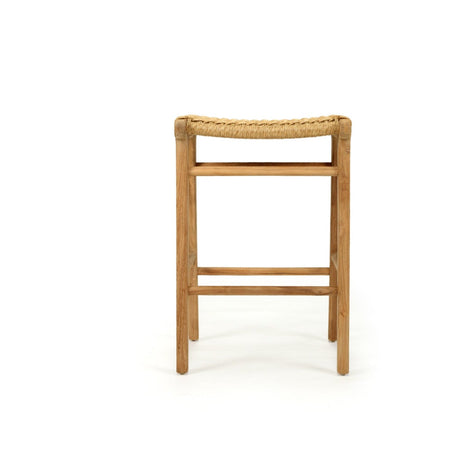 Zane Backless Counter Stool 0.68m – Sand (Close Weave)
