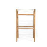 Zane Backless Teak Bar Stool - Whitley - 0.78m