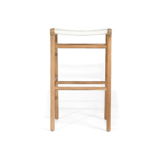 Zane Backless Teak Bar Stool - Whitley - 0.78m