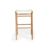 Zane Backless Teak Bar Stool - Whitley - 0.78m