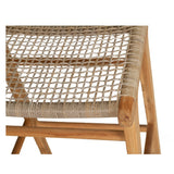 Zane Backless Teak Counter Stool - Washed Grey - 0.68m