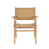 Zane Teak Armchair – Sand – Close Weave 0.66m