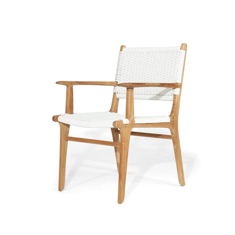 Zane Teak Armchair – Whitley – Close Weave 0.45m