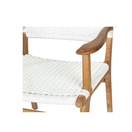 Zane Teak Armchair – Whitley – Close Weave 0.45m