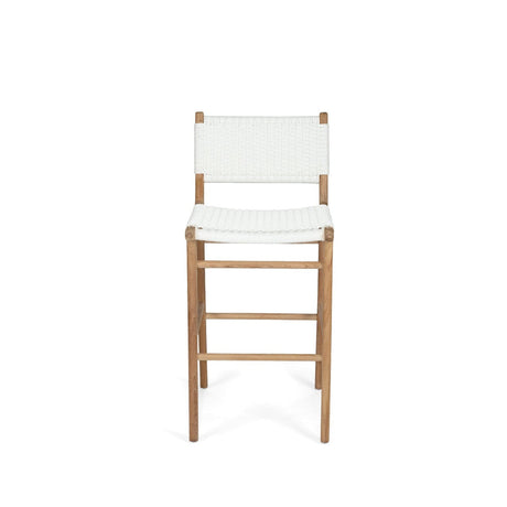 Zane Teak Bar Stool – Whitley (Close Weave) 1.1m