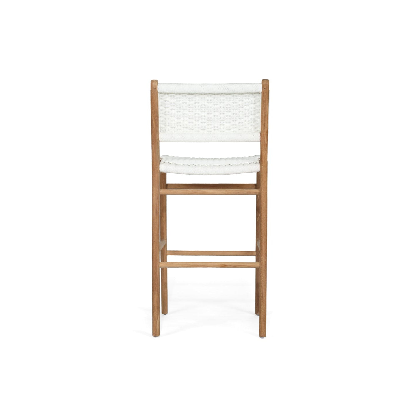 Zane Teak Bar Stool – Whitley (Close Weave) 1.1m