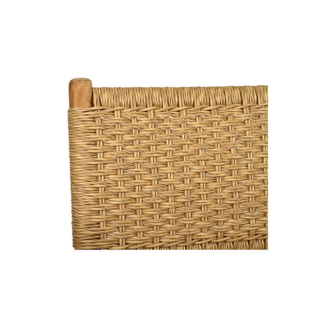 Zane Teak Counter Stool – Sand (Close Weave) 0.95m