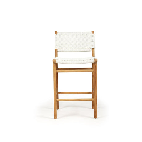 Zane Teak Counter Stool – Whitley (Close Weave) 0.49m