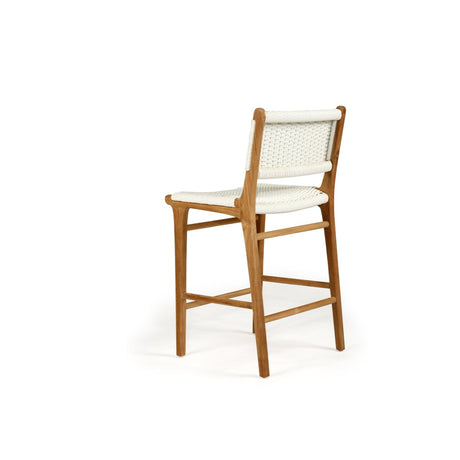 Zane Teak Counter Stool – Whitley (Close Weave) 0.49m