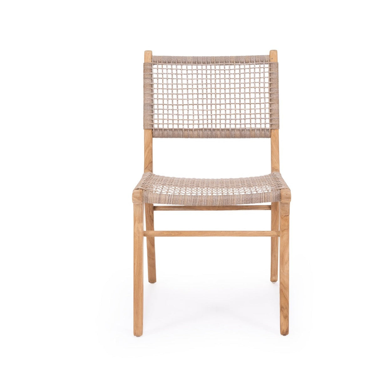 Zane Teak Dining Chair - Washed Grey