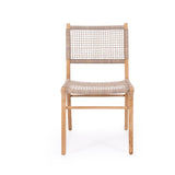 Zane Teak Dining Chair - Washed Grey