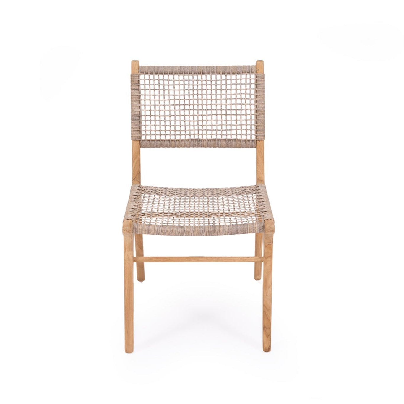 Zane Teak Dining Chair - Washed Grey
