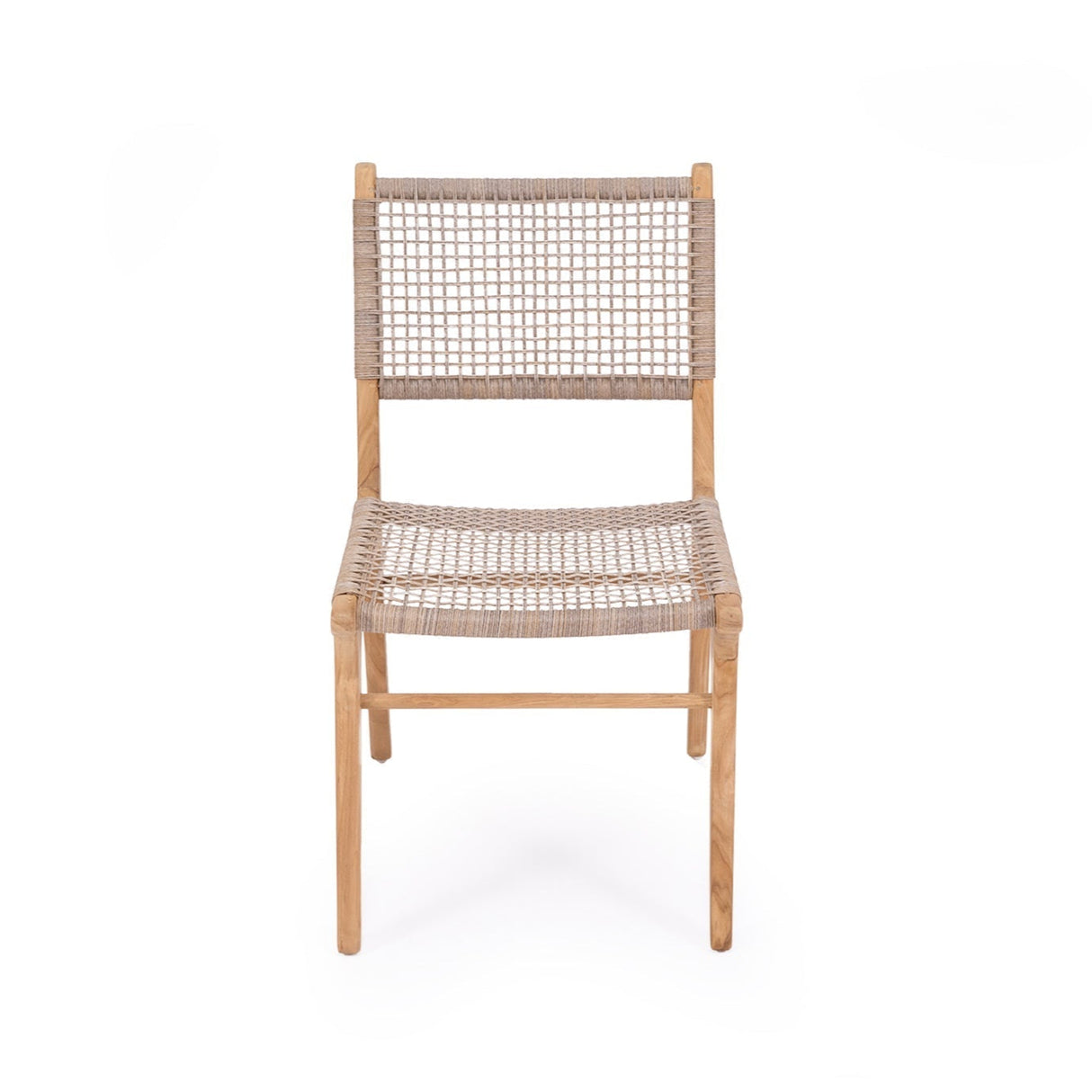 Zane Teak Dining Chair - Washed Grey