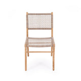 Zane Teak Dining Chair - Washed Grey
