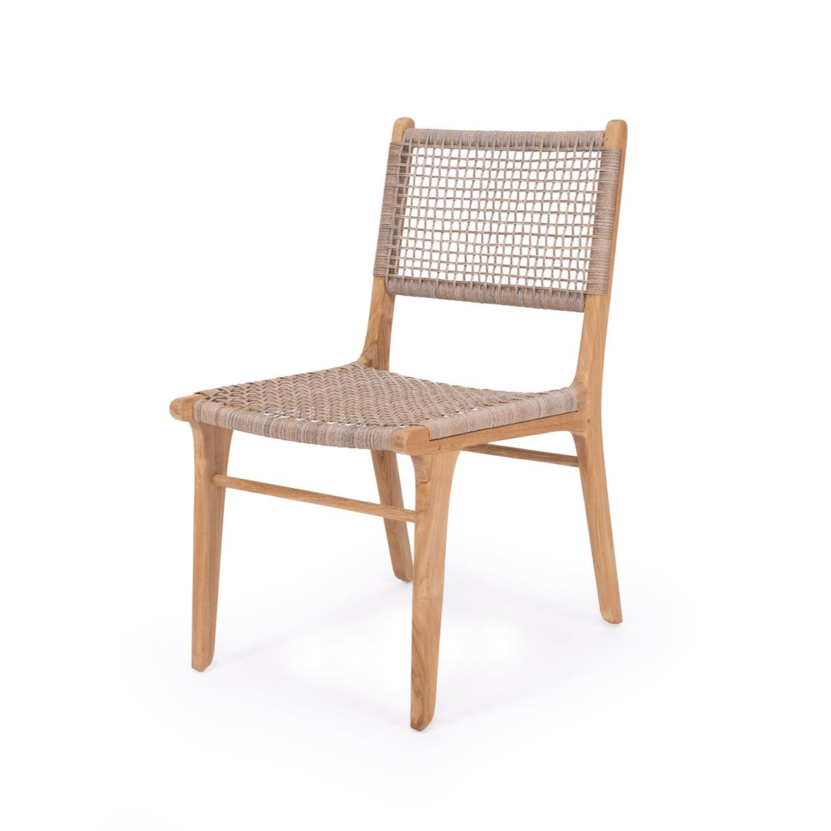 Zane Teak Dining Chair - Washed Grey